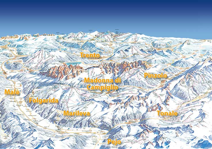 Ski Area Superskirama Trentino